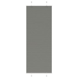 Pleated Blind Anthracite 80x200 cm Fabric Width 79.4 cm Polyester