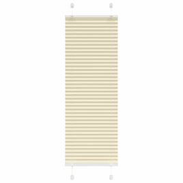Pleated Blind Cream 40x100 cm Fabric Width 39.4 cm Polyester