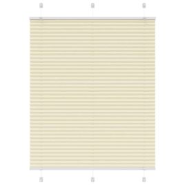 Pleated Blind Cream 105x100 cm Fabric Width 104.4 cm Polyester