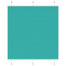Pleated Blind Petrol Green 120x100 cm Fabric Width 119.4 cm Polyester