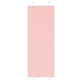 Pleated Blind Pink 80x200 cm Fabric Width 79.4 cm Polyester
