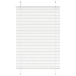 Pleated Blind White 90x100 cm Fabric Width 89.4 cm Polyester