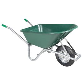 NEORIDG Wheelbarrow 90 L 150 kg Galvanised and Plastic Steel - Green