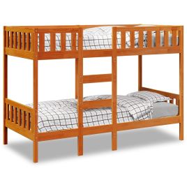 Bunkbed Wax Brown 90x200cm Solid Wood Pine