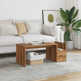 Coffee Table Artisian Oak 90x45x35 cm Engineered Wood