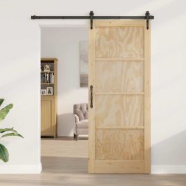 Interior Door 'ORKDAL'86x211x4 cm Solid Wood Pine
