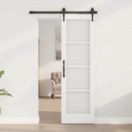 Interior Door with Glass "ORKDAL" White 61x198,5x4 cm