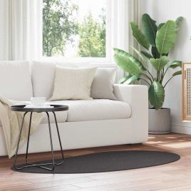 Area Rug Folding Anthracite 80 x 150 cm Polypropylene