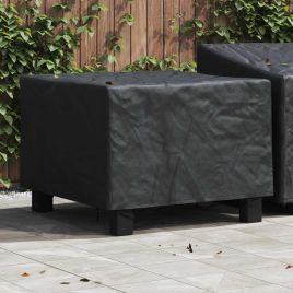 RELM Furniture Cover Plain 99x99x60 cm 210D Oxford Fabric - Black