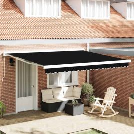 Awning Replacement Fabric for 4x3 m Frame Black