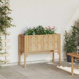 REPARK Raised Bed 90x35x70 cm Bamboo - Brown