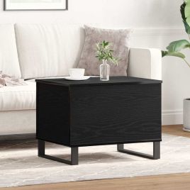 Coffee Table Lift Top Black Oak 60x44,5x45 cm Engineered Wood