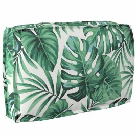 Pallet Cushion for Backrest Leaf Pattern 60x40x12 cm Oxford Fabric