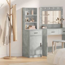 Highboard Concrete Grey 40x41x135 cm Engineered Wood