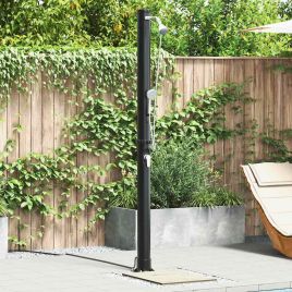 SERIDG Outdoor Solar shower 217 cm PVC and Aluminium - Black