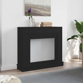 REHAL Fireplace Surround 100x30x87.5 cm Wooden - Black Oak
