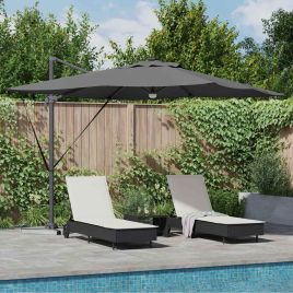 SERIDG Roma Parasol Anthracite 286x284x270 cm
