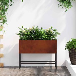 REHAL Raised Garden Planter Rusty 60x26x45 cm Weathering Steel