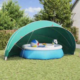 PEOVALE Pool Dome Folding Manual 592x590x275 cm - Blue