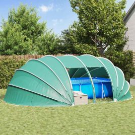 PEOVALE Pool Tent Dome 640x432x205 cm - Blue
