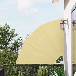 SELBRO Balcony Privacy Screen Sand 140x140 cm Polyester