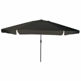 EVSCOVE Garden Parasol 395x395x245 cm Polyester and Steel - Black
