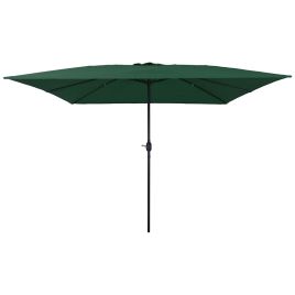 EVSCOVE Garden Parasol 295x295x245 cm Polyester and Steel - Green