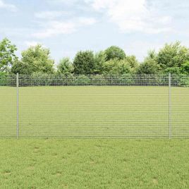 Chicken Wire Fence Set Set of 2 Galvanised steel Durable