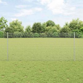 Chicken Wire Fence Set Set of 2 Galvanised steel 10 x 1 m Durable