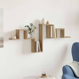 Wall Shelf Artisan Oak 104,5x10x43 cm Engineered Wood