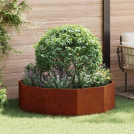 CLSRIDG Planter Rusty 120x120x35 cm Weathering Steel
