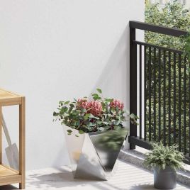 CLSRIDG Planter 30x30x30 cm Stainless Steel - Silver