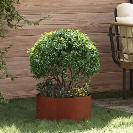 DASCOVE Planter Ring 5 pcs 40x40x20 cm Weathering Steel - Brown