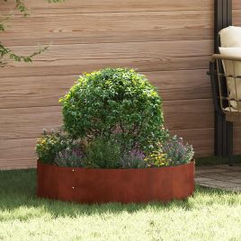 DASCOVE Planter Ring 5 pcs 80x80x20 cm Weathering Steel - Brown