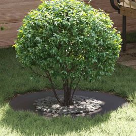 DASCOVE suitable for Flat Tree Rings 5 pcs Dia 40/70 cm Steel - Black