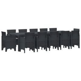 ORHEAT Garden Dining Set with Cushions with Cushion 13 pcs