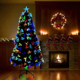 FLOSKA Artificial Christmas Tree Green 180 cm PVC