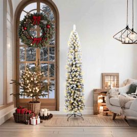 EVERIS Artificial Christmas Tree with 300 LEDs with Stand Green 180 cm