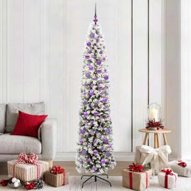 EVERIS Artificial Christmas Tree with 300 LEDs with Stand Green 210 cm