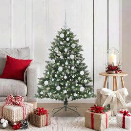 EMVER Artificial Christmas Tree with 150 LEDs with Stand Green 120 cm