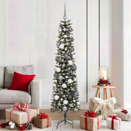 COZERA Artificial Christmas Tree with 300 LEDs with Stand Green 180 cm