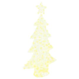 FLYNOR Christmas Tree with 160 LEDs Warm white 150 cm Acrylic