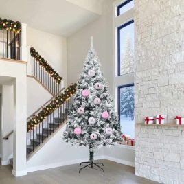 FLINRA Christmas Bauble Set 4 pcs Pink Plastic