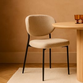 ALDERHOLT Dining Chair Natural - Set of 2