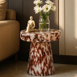 BRAITHWAITE Side Table Leopard