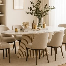 BRAMLEY Oval Dining Table