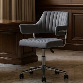 DALEWOOD Fabric Swivel Chair - Charcoal