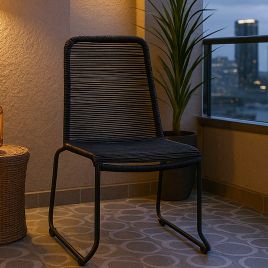 DENBY Dining Chair Black - Set of 2