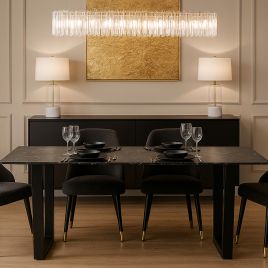 FAIRBROOK Dining Table - Black