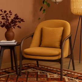 HAZELTON Armchair Ochre